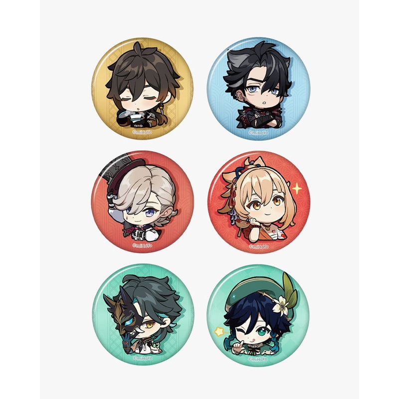Genshin Impact Chibi Character Emote Badge Vol. 4 Lyney