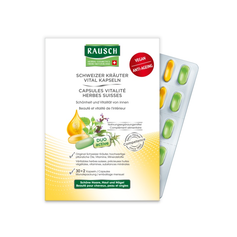 Swiss Herbal Vitality Capsules 60 capsules