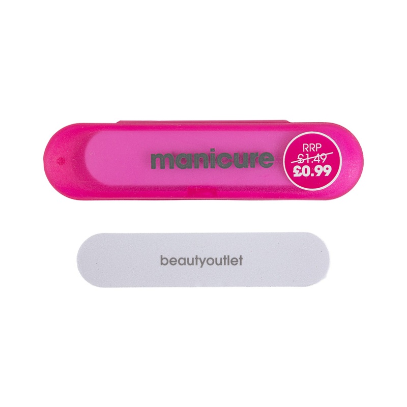 Beauty Outlet Nail File In Case Pink BEAU539