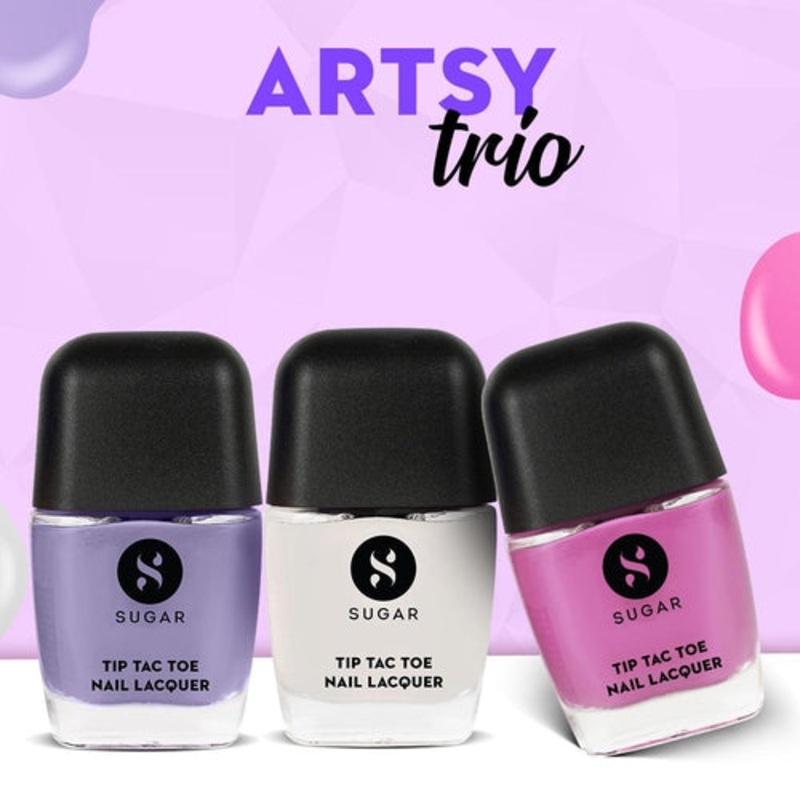 Tip Tac Toe Nail Lacquer – Artsy Trio