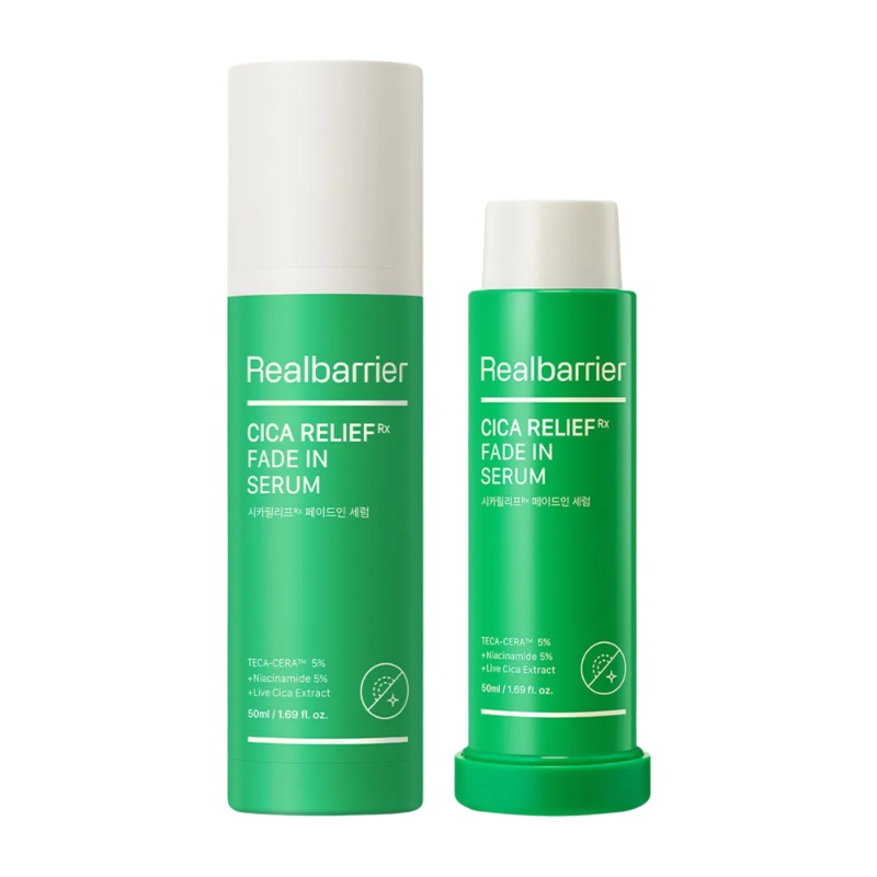 Real Barrier Cica Relief Rx Fade-In Serum 50ml (Main Product + Refill)