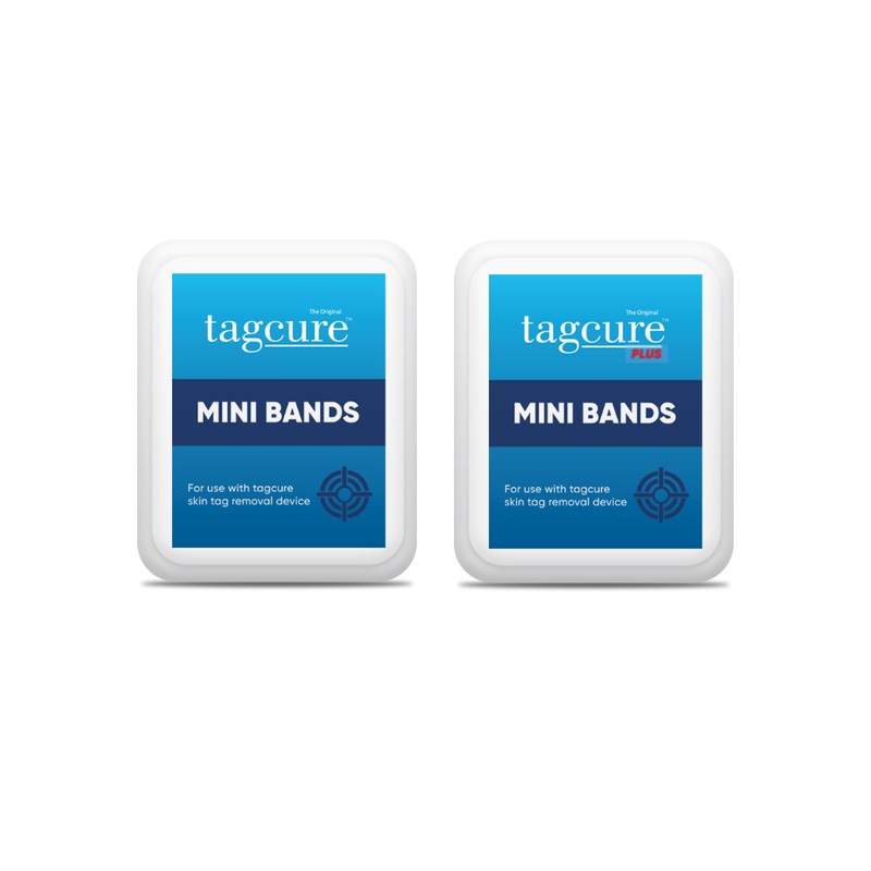 Tagcure Skin Tag Removal Mini Bands and Mini Bands PLUS 10 Pack Mini Bands Original