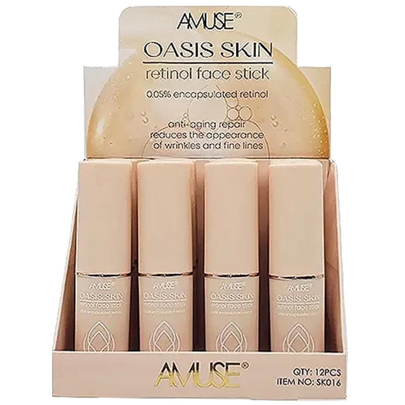 Amuse Oasis Skin Retinol Face Stick – Wholesale Display 12 Units (SK016)