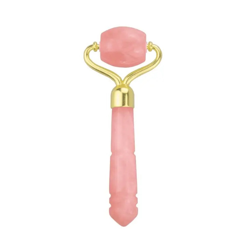 Mini Anti Aging Travel Jade Roller – Pink Quartz
