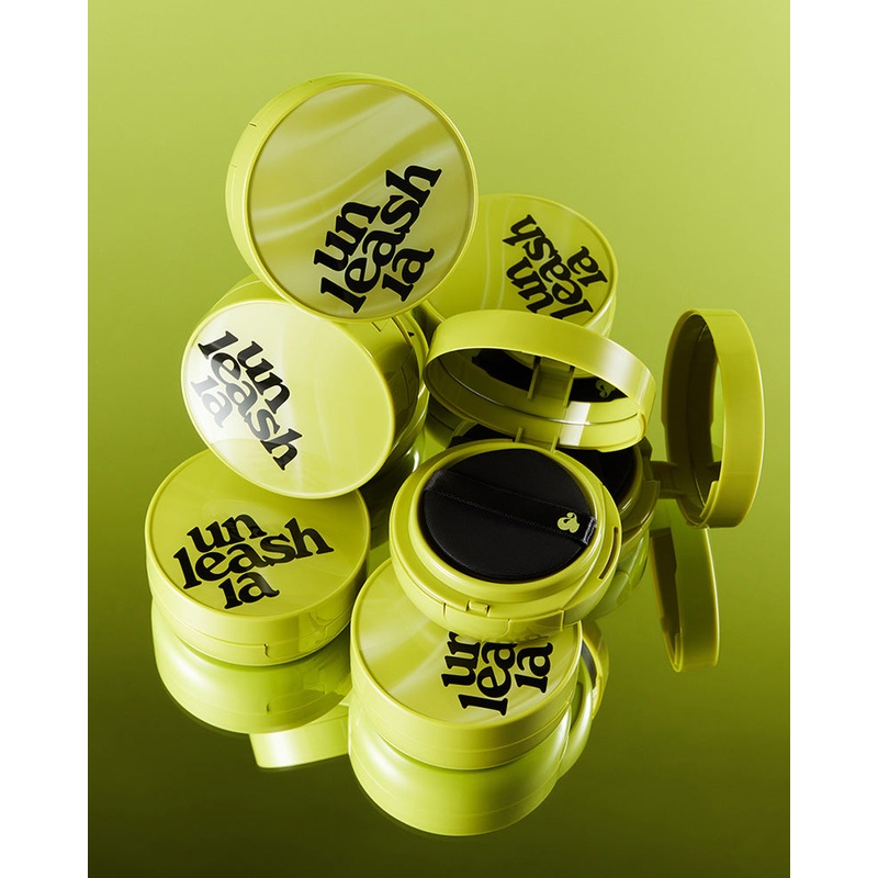 unleashia Satin Wear Healthy-Green Cushion #18C Sea Shell