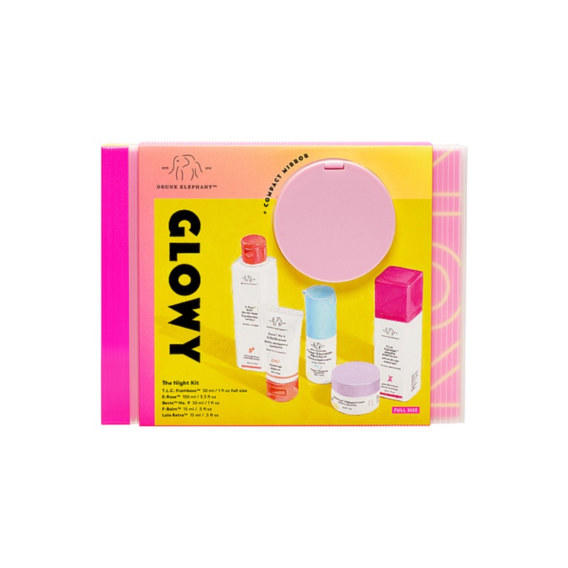 Drunk Elephant Glowy The Night Kit Glowy