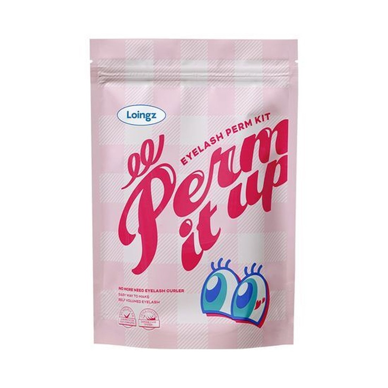 Loingz Perm It Up Eyelash Perm Kit  10 Uses (L-Curl & C-Curl Included)