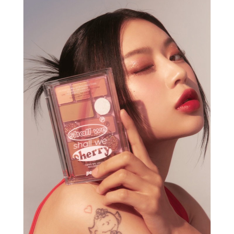 peripera All Take Mood Technique Palette #Shall We Cherry