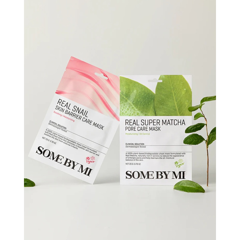 SOME BY MI Real Care Sheet Mask Real Teatree Calming Care Mask
