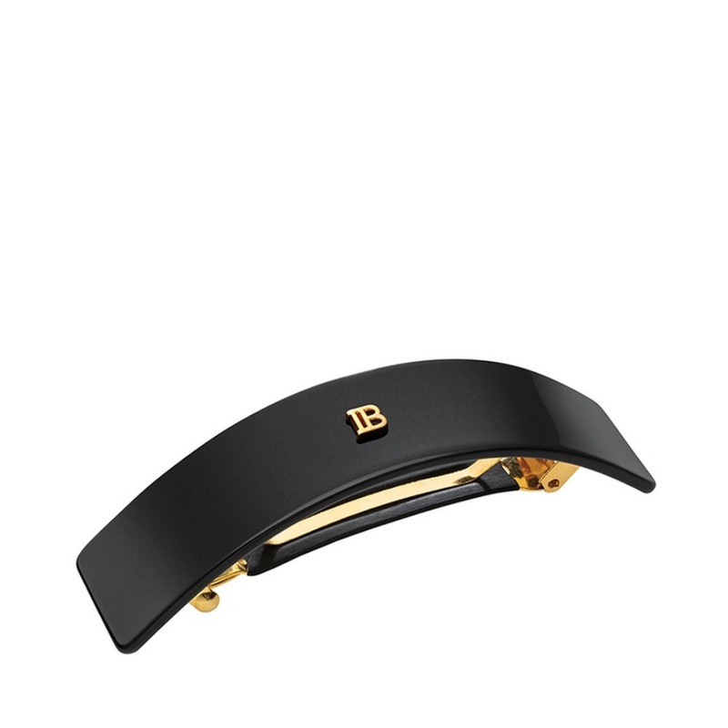 Balmain Hair Barrette Large Black