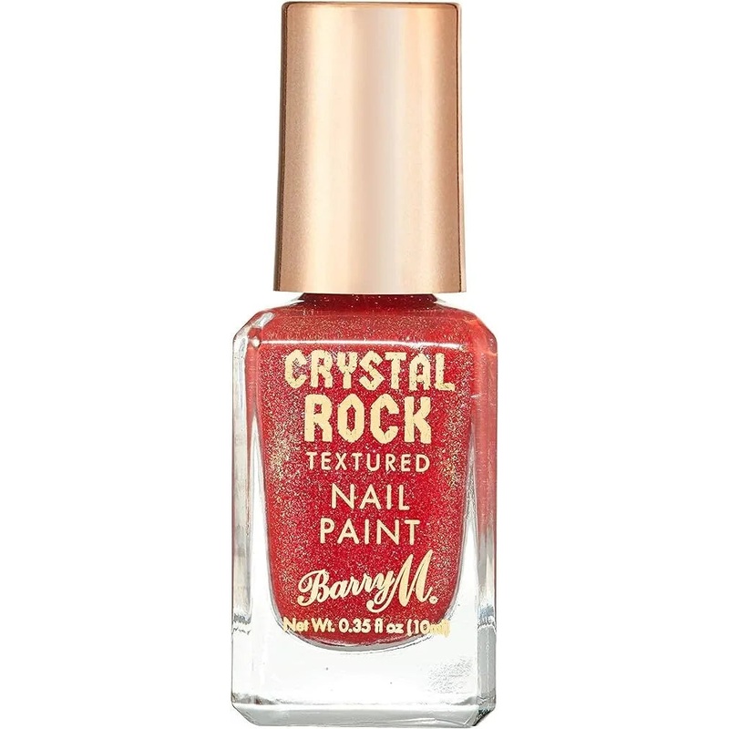 Barry M Crystal Rock Textured Nail Paint Red Jasper