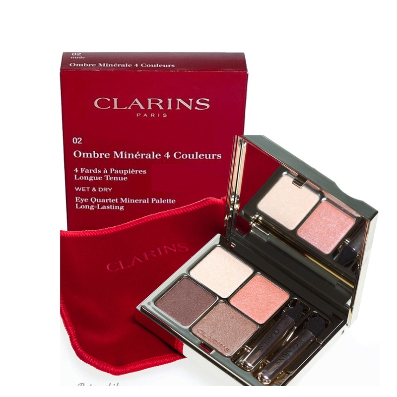 Clarins Eye Shadow Mineral Palette 4 Colour Nude 02