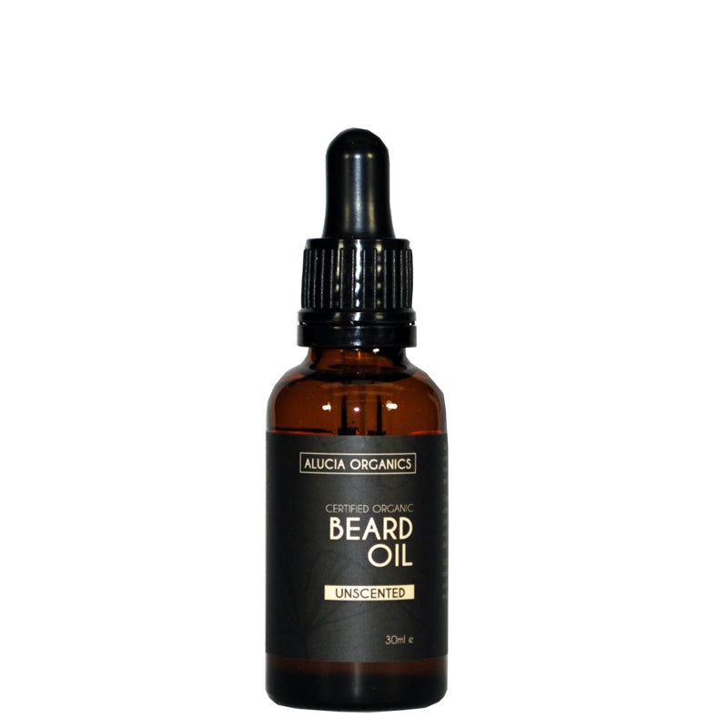 Alucia Organics Certified Organic Beard Oil Unscented 30ml