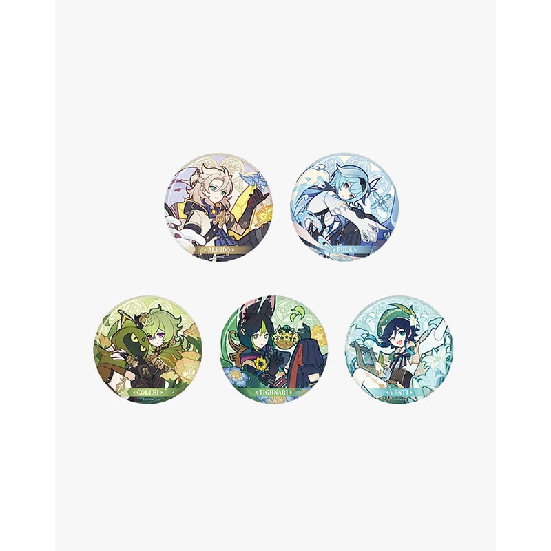 Genshin Impact Windblume’s Breath Series Character Tin Badge Albedo
