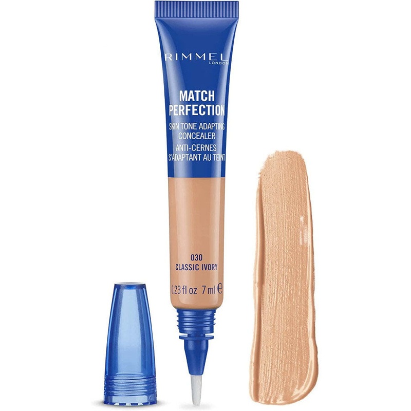 Rimmel Match Perfection Skin Tone Adapting Concealer 030 Classic Ivory