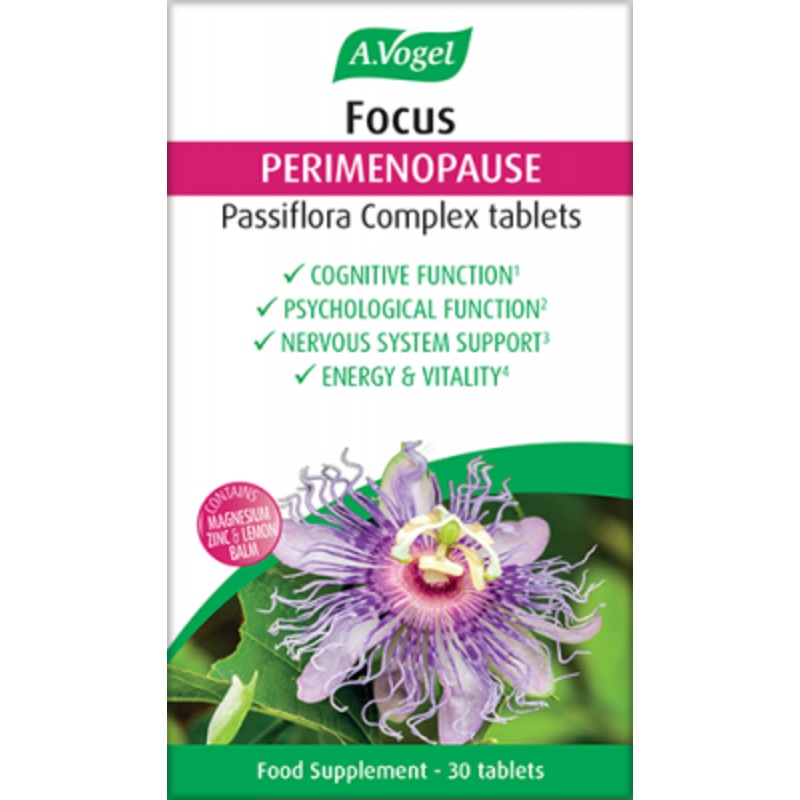 Focus Perimenopause Passiflora Complex 30 Tablets