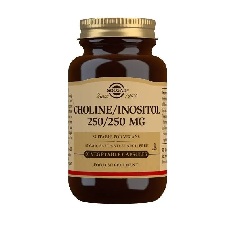 Choline/Inositol 250/250mg 50 vegetable capsules