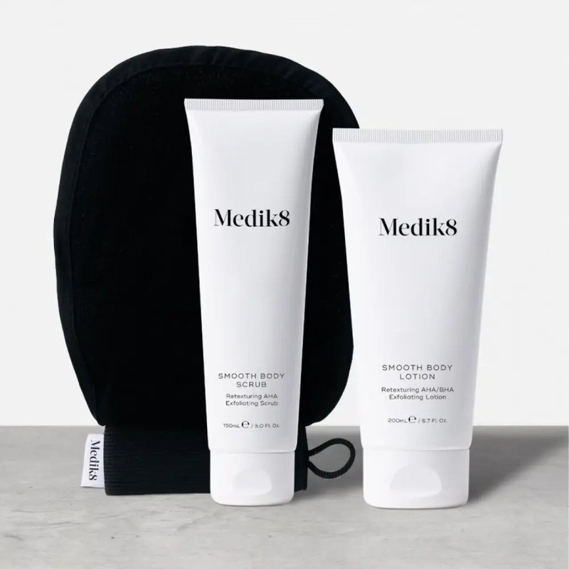 Medik8 Smooth Body Exfoliating Kit 150ml + 200ml + Mitt