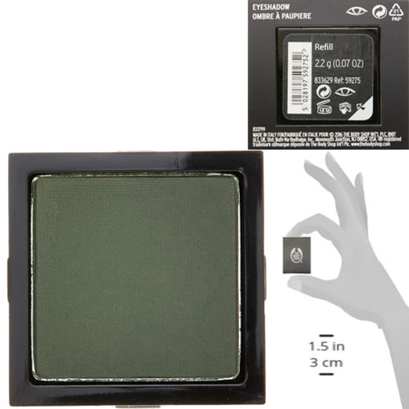 The Body Shop Eye Shadow Refill Siberian Anthracite 020 by Bodyshop