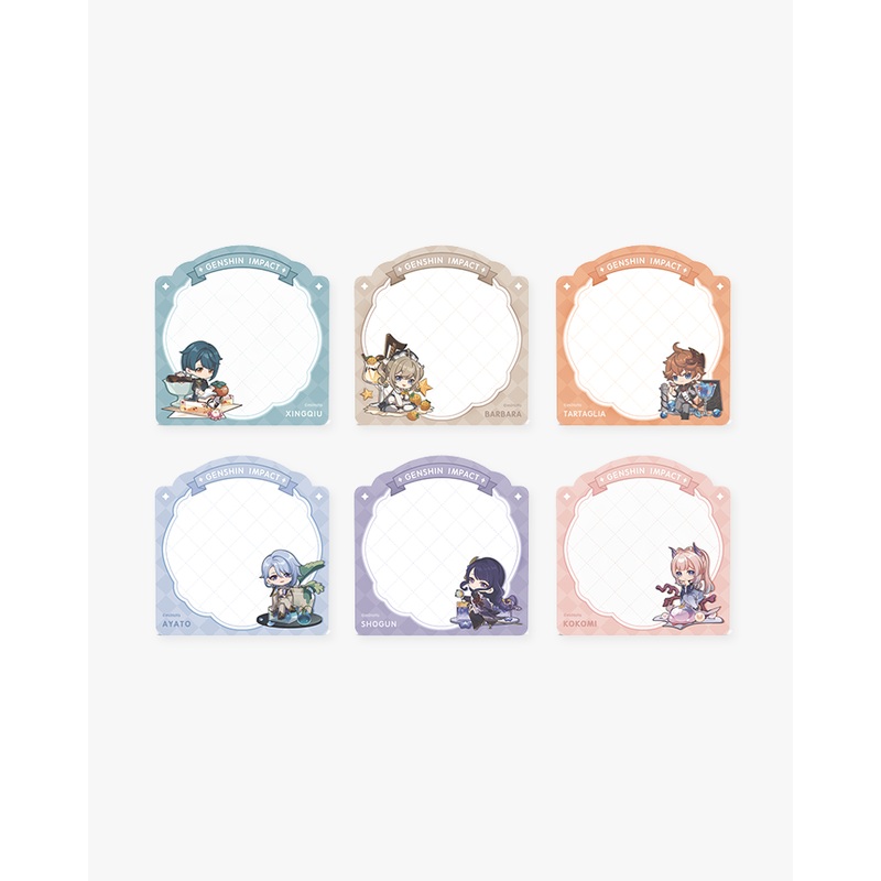 Genshin Impact Sweet Summer Series Memo Pad Barbara