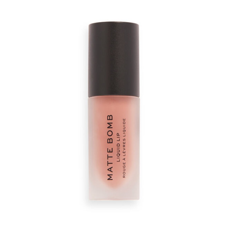 Revolution Matte Bomb Liquid Lipstick Delicate Brown