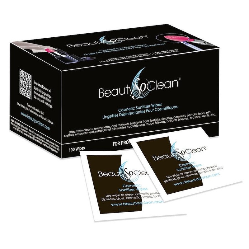 BeautySoClean Cosmetic Sanitizer Wipes