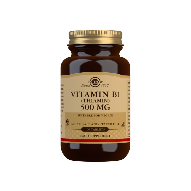 Vitamin B1 (Thiamin) 500mg 100 tablets