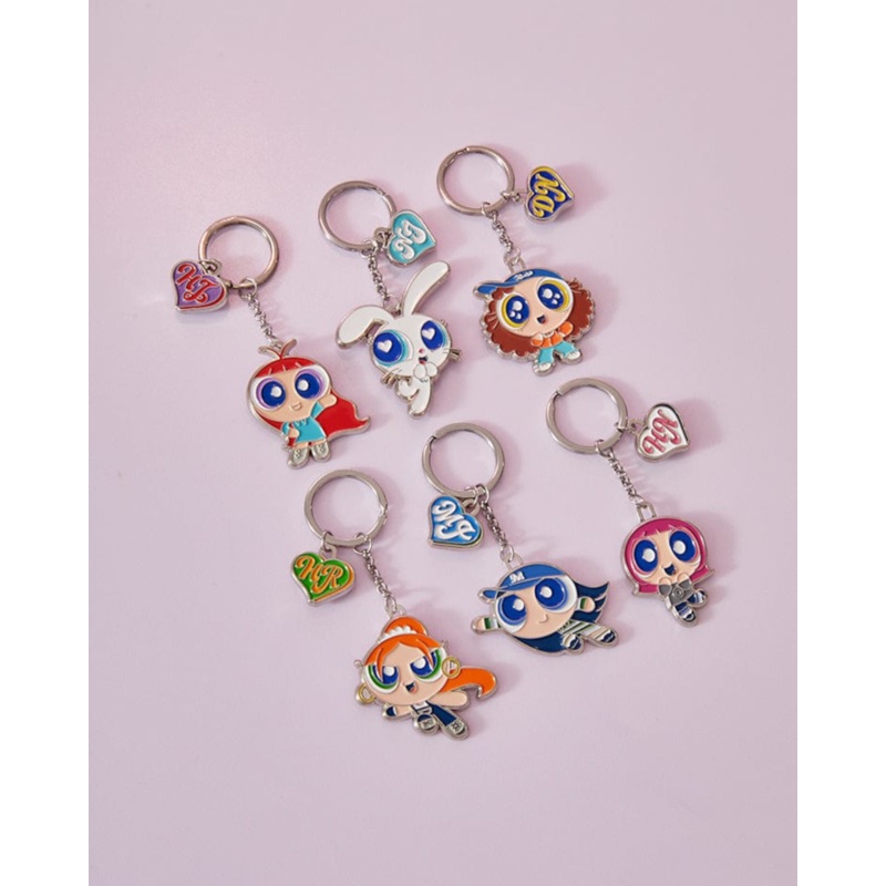THE POWERPUFF GIRLS x NJ METAL KEYRING (HOW SWEET VER.) MINJI