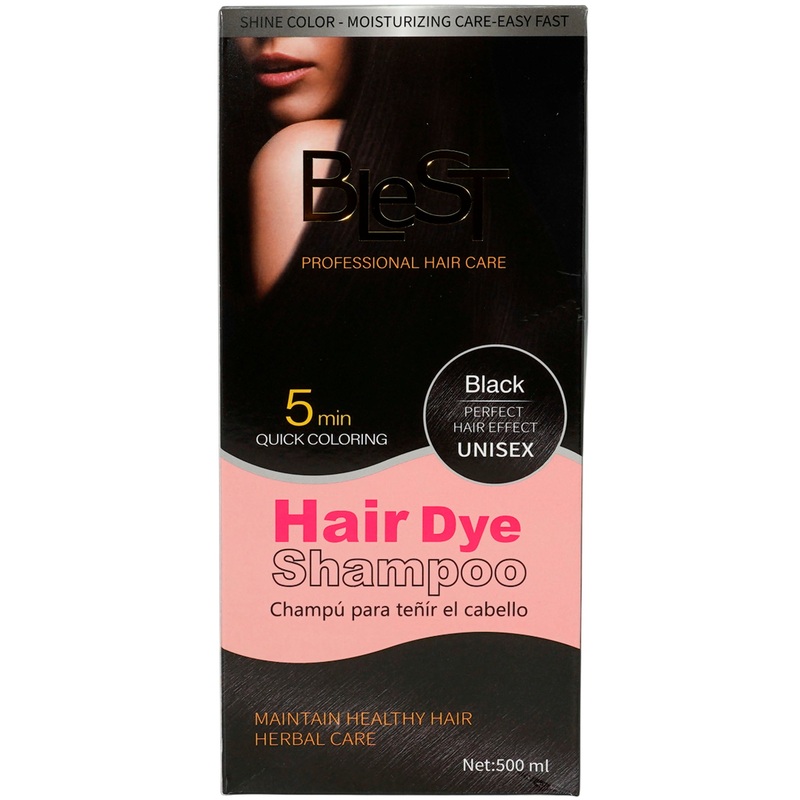 Blest Hair Dye Shampoo Black – Wholesale 6 Units (HD-770)