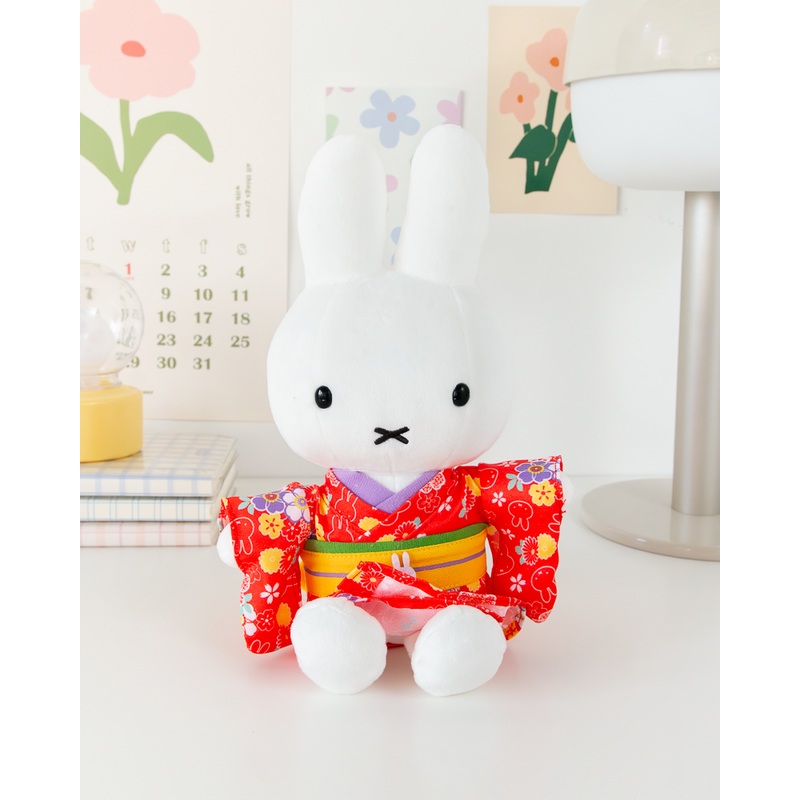 Miffy Characters Kimono Style Plush