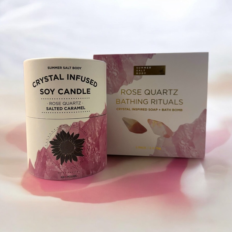 Summer Salt Rose Quartz Gift Set