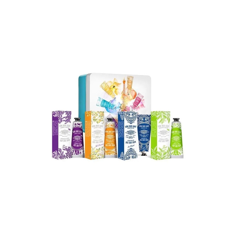 4PC IKP METALLIC METAL BOX – 30ML SHEA HAND CREAMS