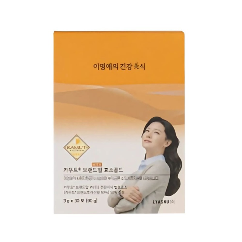 LYASNU Lee Young-aes Health Food Gold Kamut Enzyme (3g x 30 sticks)