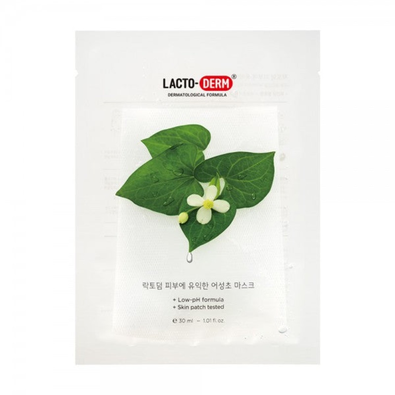 Lactoderm Beneficial Heartleaf Mask 30ml 4ea