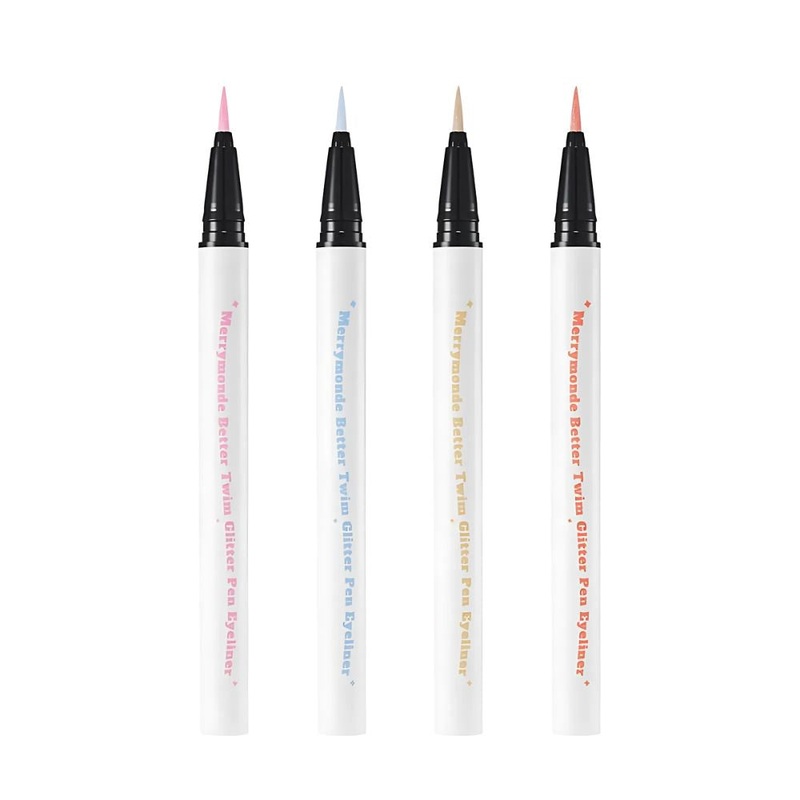 merrymonde Better Twim Glitter Pen Eyeliner 0.5g (4 colors to choose) 01 Pink