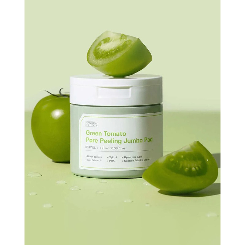 Sungboon Editor Green Tomato Pore Peeling Jumbo Pad (60ea)