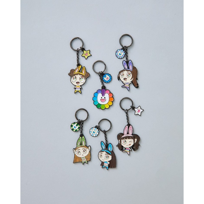 NewJeans x MURAKAMI METAL KEYRING MINJI