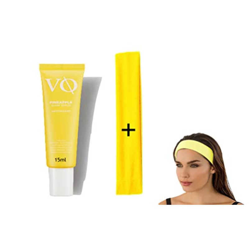 VQ Pineapple Antioxidant Glow Face Serum Treatment 15ml & Headband