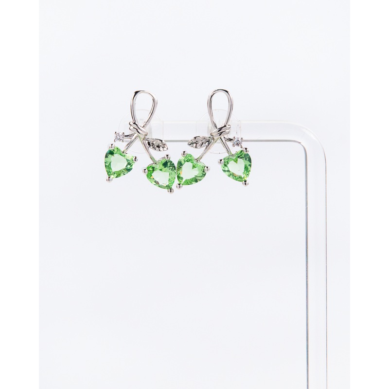 NYU NYU Lush Vine Heart Earrings