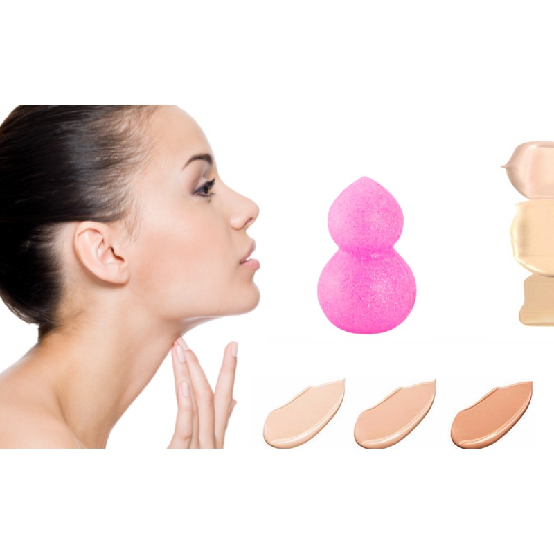 Silicone Glitter Makeup Sponges  Effortless, Mess-Free Application | FREE UK Delivery x1