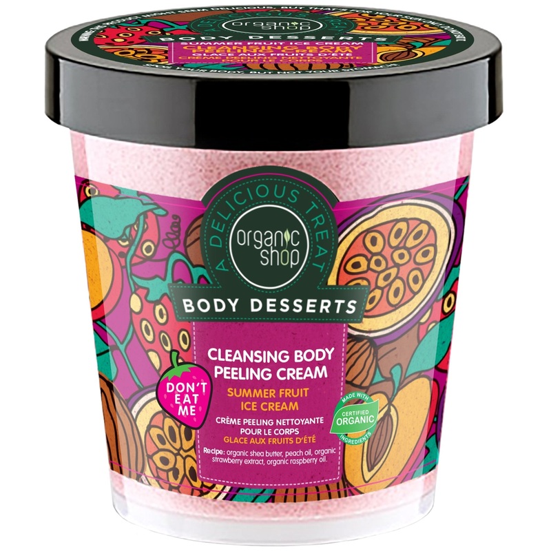 Body Desserts | Summer Fruit Ice Cream Cleansing Body Peeling Cream*