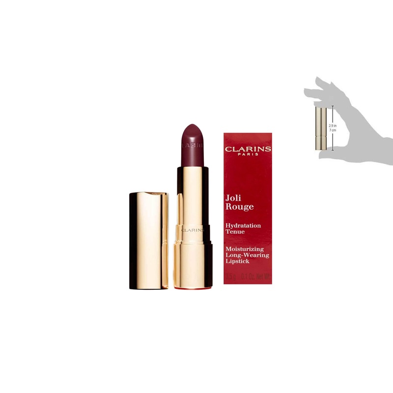 Clarins Joli Rouge Brilliant Lipstick Royal Plum 738s