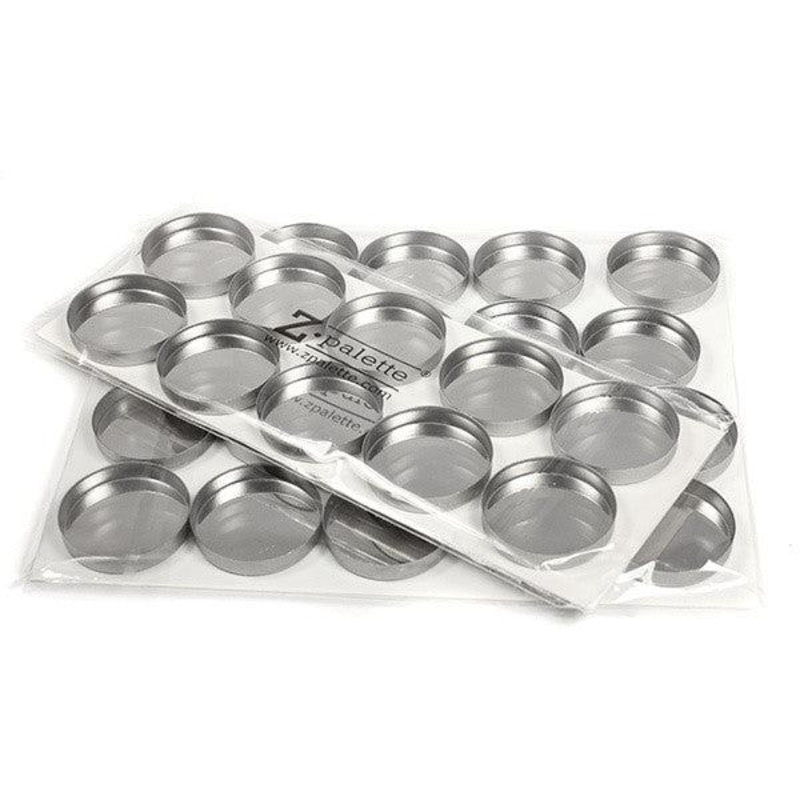 Z Palette Round Empty Metal Pans 10 Pack