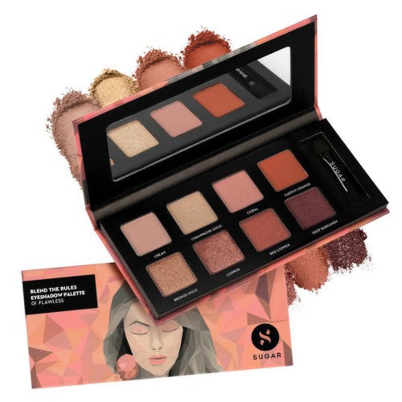 Blend The Rules Eyeshadow Palette – 01 Flawless (Warm Neutrals)