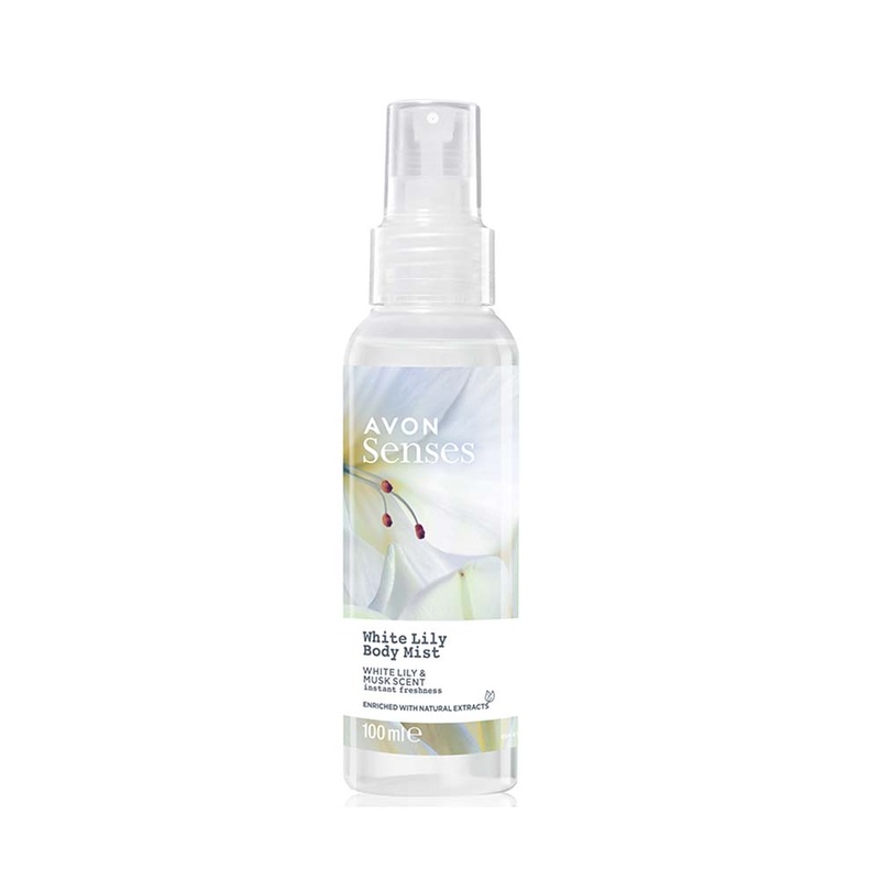 Senses White Lily Body Mist: White Lily & Musk – 100ml