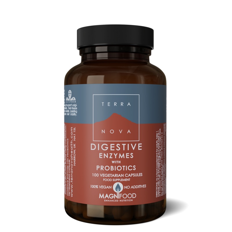Digestive Enzymes With Microflora 100 capsules