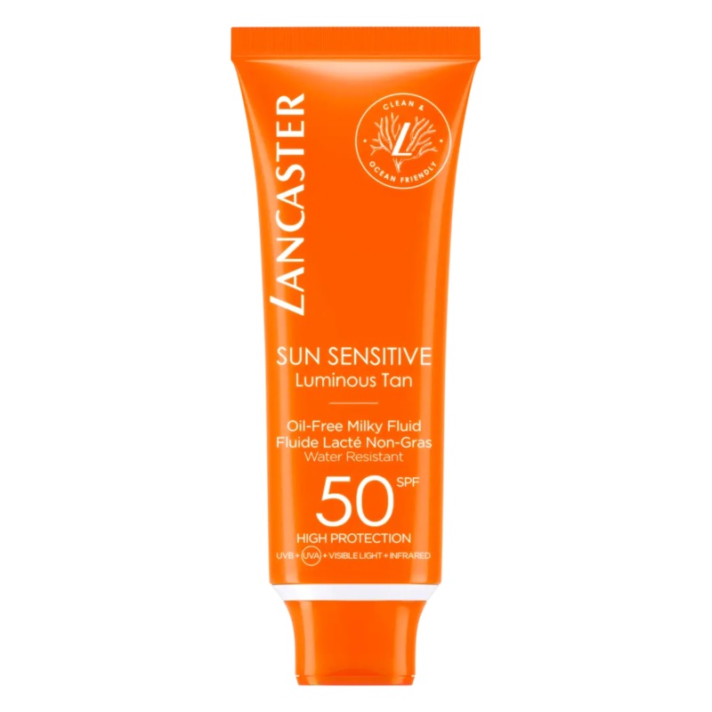 Lancaster Sun Sensitive Luminous Tan Oil-Free Milky Fluid SPF50 50ml Tester