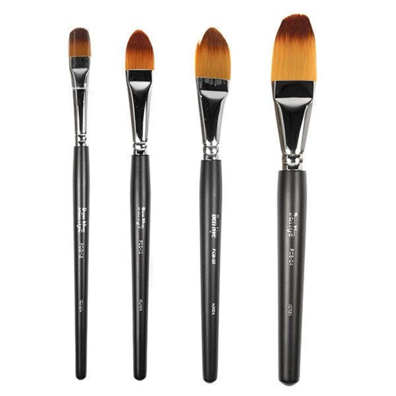 Ben Nye Makeup Brush – Foundation & Contour Med. Contour (FCB-16)