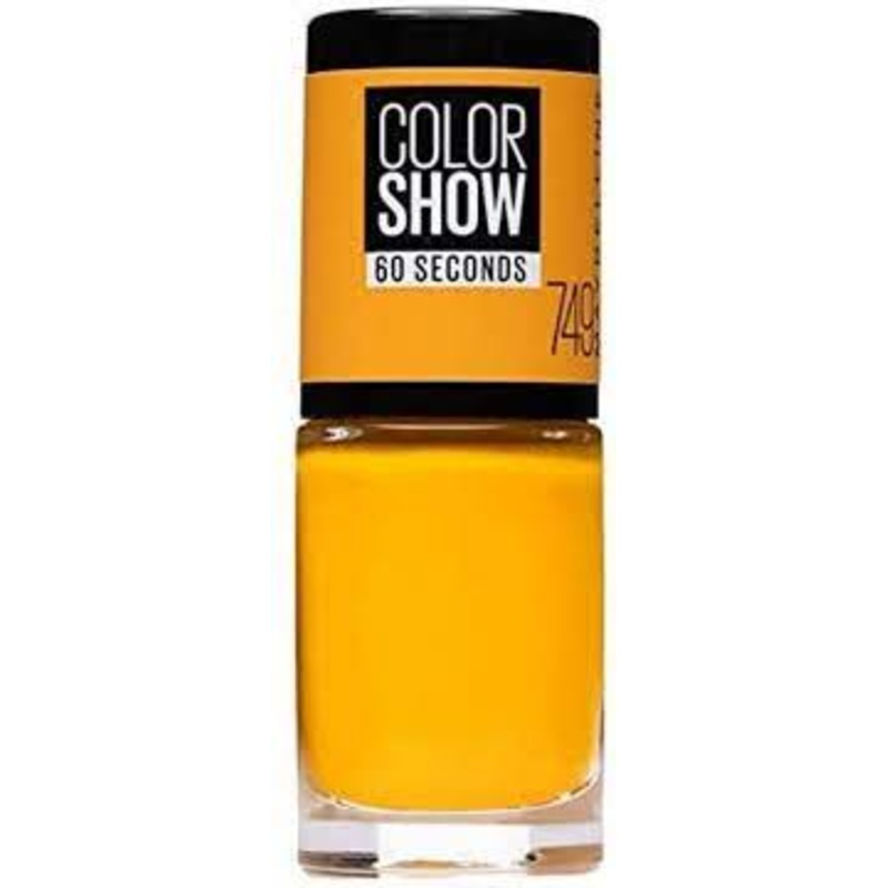 Maybelline Color Show 60 Seconds Nail Polish 749 Electric Yellow