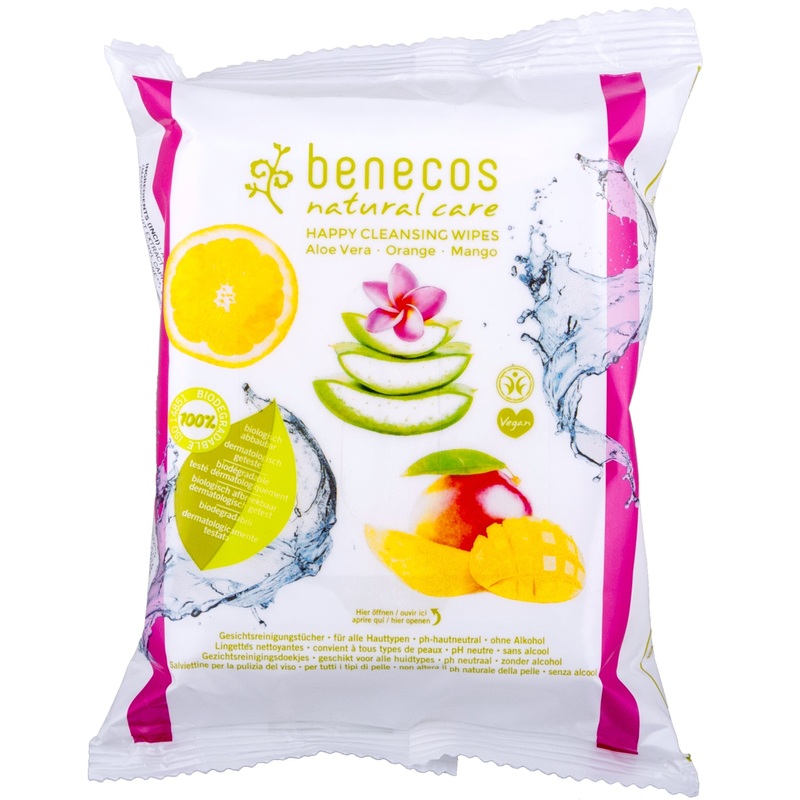 Natural Care Happy Facial Cleansing Wipes